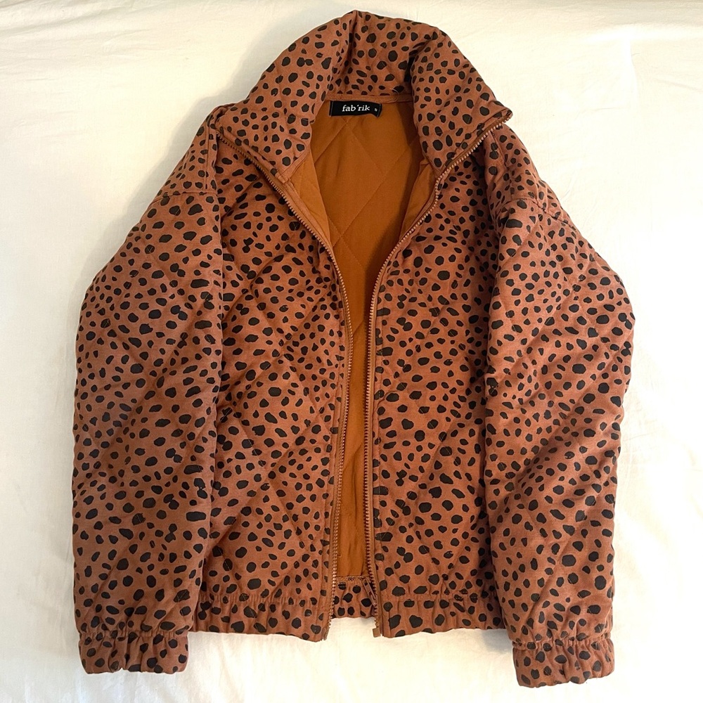 Animal Print Quilted Jacket Fabr’ik Gem